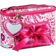3pc Train Case Set-animal Flower