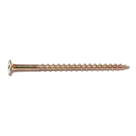 

#8 x 3 Zinc Plated Steel Coarse Thread Phillips Bugle Head All Purpose Screws MMSBS-064
