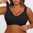 thumbnail image 6 of Gytharion Women's Full Coverage Bras Solid Color Lace Trim Wide Straps Plus Size Bras Support Everyday Wireless Bras, 6 of 6