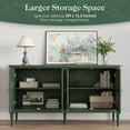 thumbnail image 5 of May in Color Console Cabinet, 58'' Wood Sideboard Buffet Cabinet, for Entryway, Living Room, Bedroom, Dining Room, Green, 5 of 8