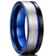 thumbnail image 4 of Joyas joyas moda creativa tres colores ranura anillo asimétrico, 4 of 5