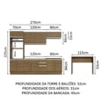 thumbnail image 3 of Cocina Integral Completa Modular Madesa Glamy 315cm MM 02, 3 of 5