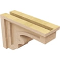 thumbnail image 5 of 4"W x 12"D x 8"H Classic Highland Rough Cedar Woodgrain TimberThane Corbel, Primed Tan, 5 of 6