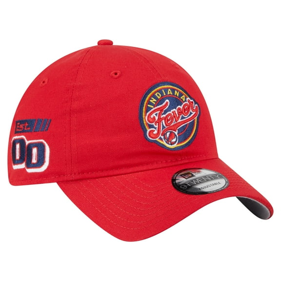 Unisex-New Era  Red Indiana Fever 9TWENTY Established Date Side Patch Hat