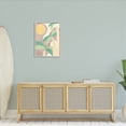 thumbnail image 2 of Geometric Palm Tree Summer Botanical & Floral Graphic Art Gray Framed Art Print Wall Art, 2 of 7