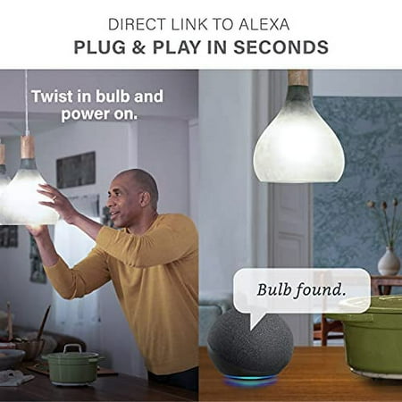 Sengled - Smart A19 LED 60W Bulbs Bluetooth Mesh Works with Amazon Alexa (4-Pack) - Daylight