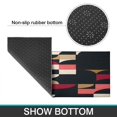 thumbnail image 7 of Kitchen Rugs and Mats Non Skid Washable Black Geometric Kitchen Mat and Rug Set,Floor Cushion Waterproof Rug,Rubber Backed Area Rugs for Kitchen Laundry, 7 of 7