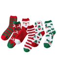 thumbnail image 2 of Womens Thermal Cozy Fuzzy Sherpa Fleece-lined Non-Skid Slipper Socks 5-11, 2 of 2