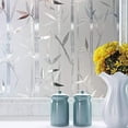 thumbnail image 5 of Bamboo Window Film Stained Glass Film Frosted Privacy Window Decal Decorative Window Adhesive Adhesive Free Removable Window Sticker (44.5 x 199.9 cm), 5 of 5