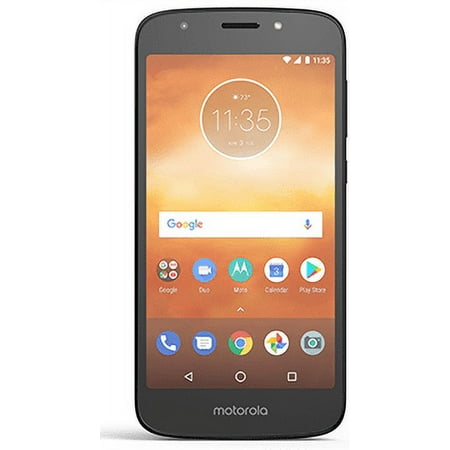 UScellular Motorola Moto E5 Play 16GB Prepaid Smartphone, Black