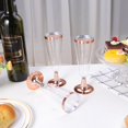 thumbnail image 3 of 10 Pcs Verres à Vin Rouges Jetables Utiles pour Fête, Coupes à Champagne Uniques, Gobelets à Boire, Gobelet, Articles de Fête pour Mariage et Banquet - Or Rose (150 ml), 3 of 6