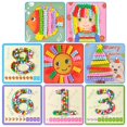 thumbnail image 2 of DIY Craft Kit Creative Pompom Educational Handmade Kit Craft Supplies for Kids, 2 of 9
