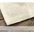 thumbnail image 5 of FBTS Prime Cotton Bath Sheets Towels 15x28 inch Extra Soft, Solid Beige, 2 per Pack, 5 of 6