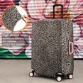 thumbnail image 4 of Black and Tan Leopard Print Luggage Cover Fashion Suitcase Cover Baggage Covers Fit 25-28 Inch Luggage (Go Travel), 4 of 5