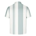 thumbnail image 4 of Chemises pour Hommes, Chemise à Manches Courtes Décontractée à Boutons Imprimés pour Hommes, 4 of 4
