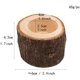 thumbnail image 5 of Portavelas de madera para velas de té, juego de portavelas votivas de madera rústica para centros de mesa de boda, fiesta de Navidad de Halloween, 10 piezas (2,16 ancho x 0,98 alto), 5 of 5