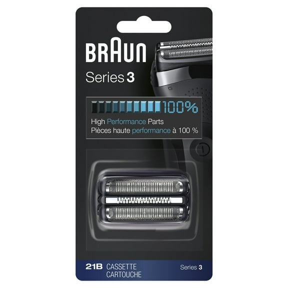 Braun Series 3 21B Foil and Cutter Replacement Head, Black