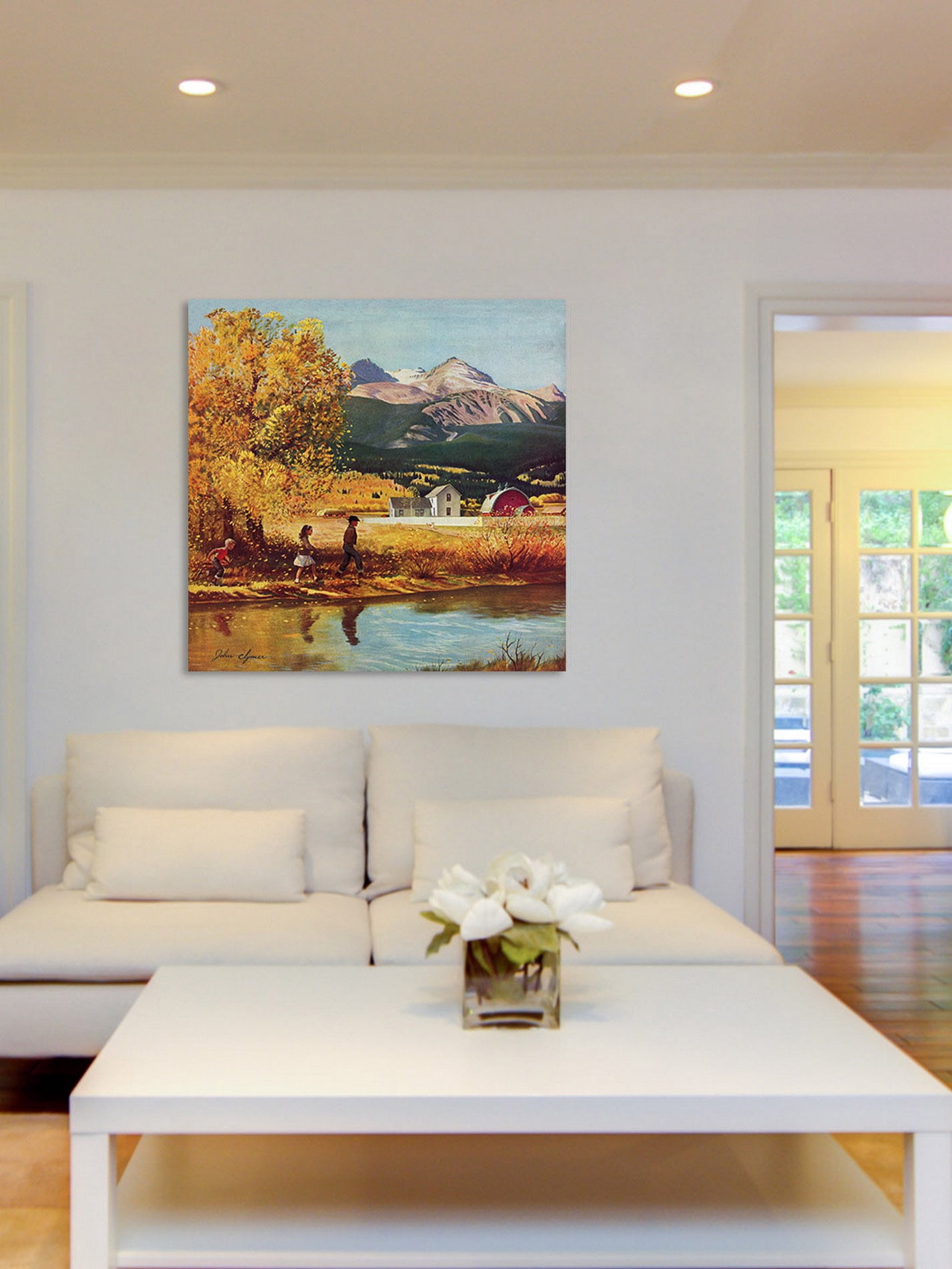 "Colorado Creek" Painting Print on Wrapped Canvas