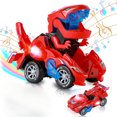 thumbnail image 1 of Transforming Car Dinosaur Toy for Kids, Dino Transformer Toy Car with Light Music for Toddlers 1-3, Christmas Gifts for Boys, 1 of 6