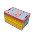 thumbnail image 4 of Caja de almacenamiento plegable para acampar, impermeable, plegable, apilable tapa azul, 4 of 9