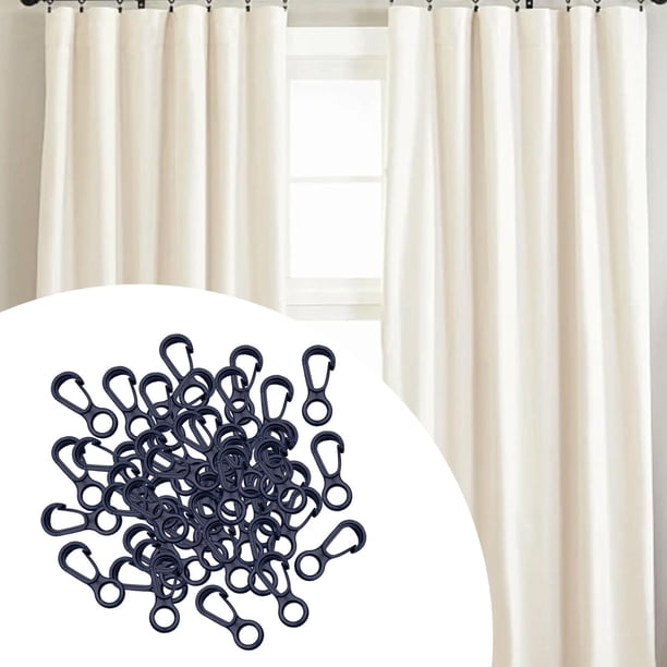 50 ganchos elásticos para colgar cortinas de ducha, accesorios para toldos. 8 Forma Pequeña