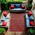 thumbnail image 2 of Koeckritz Rugs Premium 8'x10' Red Berry Indoor/Outdoor Turf Rug Ideal for Patios, Decks, 2 of 7