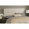Faux-Suede Button Headboard, Multiple Colors