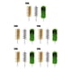 thumbnail image 1 of Sonducket Cepillo de tubo de nailon y algodón, 3 uds., cepillo de limpieza de barril, accesorios de limpieza para , 12G Type2 NO2, 1 of 6