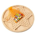 thumbnail image 3 of damas chinas,Juego de mesa de damas chinas de madera con 60 canicas.,Cuentas de vidrio acrílico,tablero de ajedrez de madera,regalo para niños,Damas chinas juego de mesa hexagonal juguete, 3 of 9