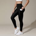 thumbnail image 2 of 3D Anti Cellulite Leggings 3D Gym Leggings for Women Fitness Sport Pants Workout Yoga Pants Tummy Shaping Pants High Waisted Leggings Scrunch Butt Compression Legging Push Up Yoga Pants Black L, 2 of 4