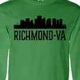 thumbnail image 4 of Inktastic Richmond Virginia City Skyline Long Sleeve T-Shirt, 4 of 5