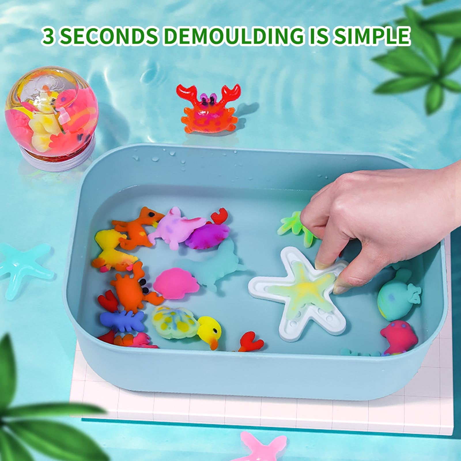 Sahpxhe DIY Toys 3D Water Toy,Aqua Fairy-Toy Set,Water Kit, Water Toy Set for Kids 400ml Christmas Gifts