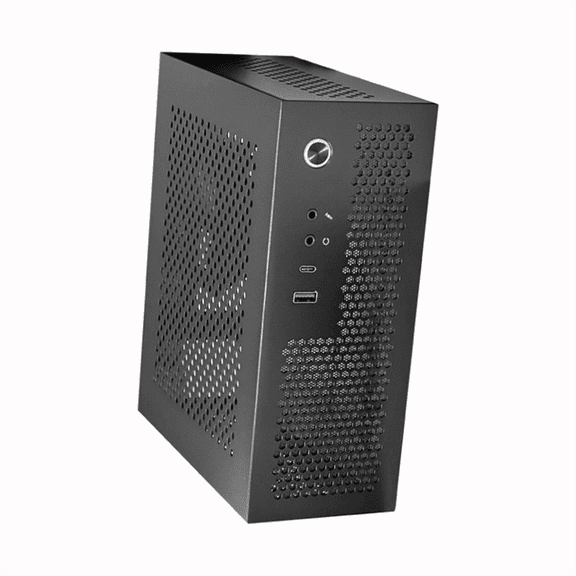 A09 HTPC Computer Case Mini ITX Gaming PC Chassis Silver