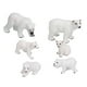 thumbnail image 1 of Figuras De Animales Del Océano, 6 Piezas De Decoración, Entrenamiento De Imaginación Realista, Modelos De Oso Blanco Para Navidad Para Niños Para Fiesta Para El Día De Acción, 1 of 7