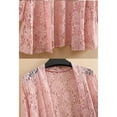 thumbnail image 4 of YM YOUMU Women Summer Floral Lace Cardigan Sheer Hollow out Beach Cover up Open Front Shawl, 4 of 5