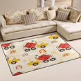 thumbnail image 2 of Cute Rainbow Loader Truck Area Rugs Colorful Large Non-Slip Floor Mat Decorative Carpets Doormat for Kitchen Living Dining Dorm Playing Room Bedroom 31 x 20inch, 2 of 7