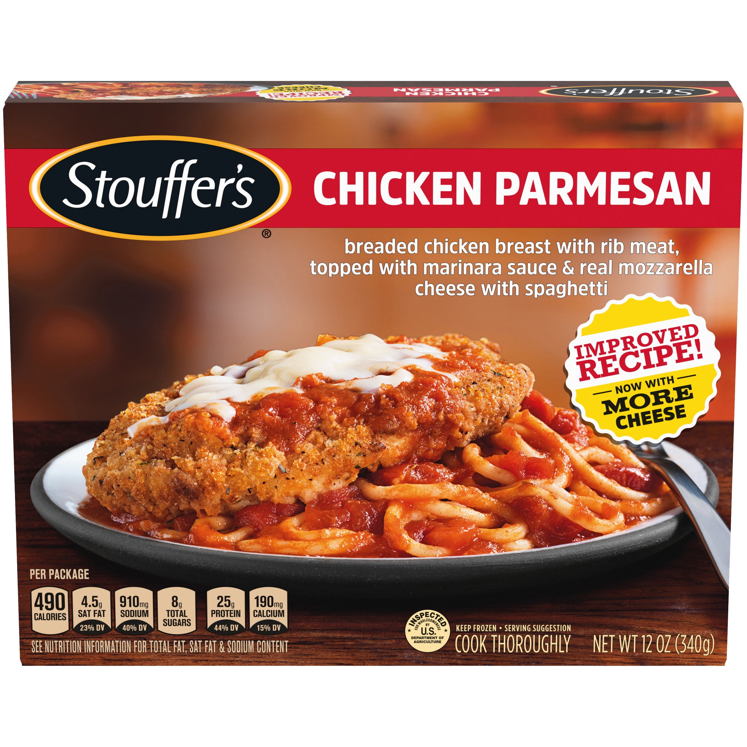STOUFFER'S Chicken Parmesan, Frozen Meal - Walmart.com ...