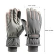 thumbnail image 3 of Penkiiy Winter Gloves for Women Outdoor Ski Gloves Keep Warm In Winter Screen Cycling Sports Cotton Gloves Gray Gloves, 3 of 3