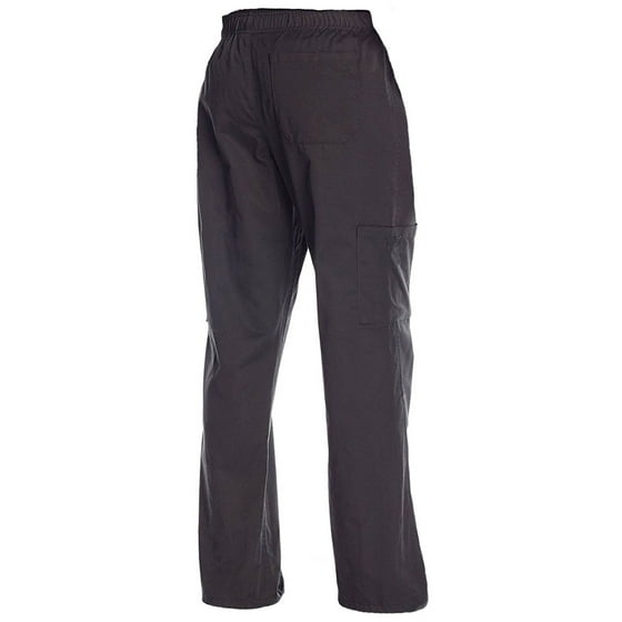 Chef Code - Chef Code Baggy Chef Pants with Cargo Pockets, Elastic ...