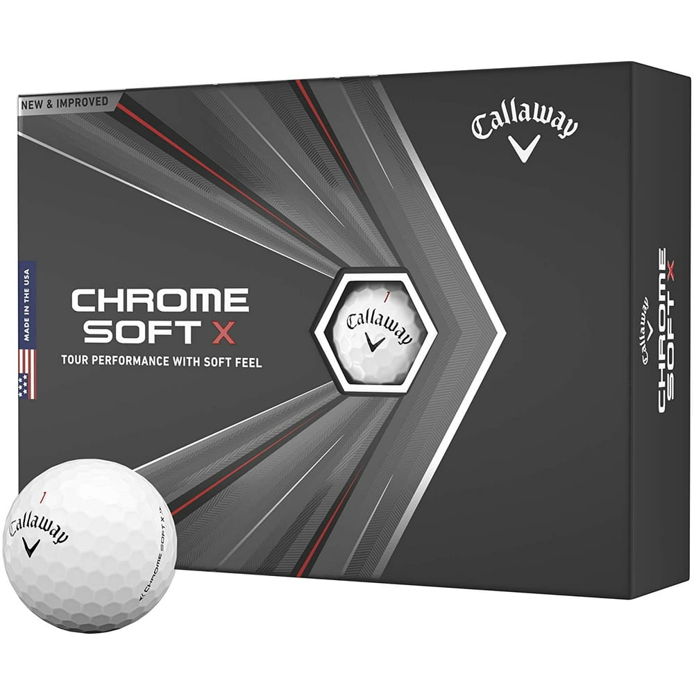 callaway chrome soft white golf balls