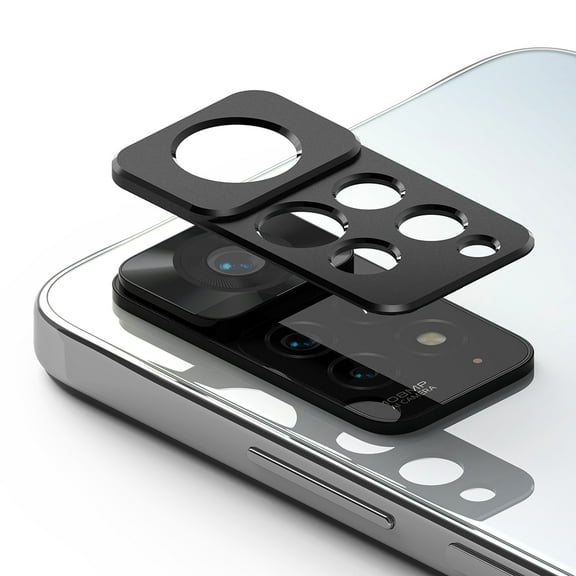 Ringke Camera Styling Compatible with Redmi Note 11 Pro, Back Camera Lens Edge Protector Case-Friendly Aluminum Frame Tough Protective Adhesive Cover