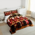 thumbnail image 3 of Castle Fairy Full 3-Piece Nutcracker Christmas Holiday Comforter Set, 3 of 8