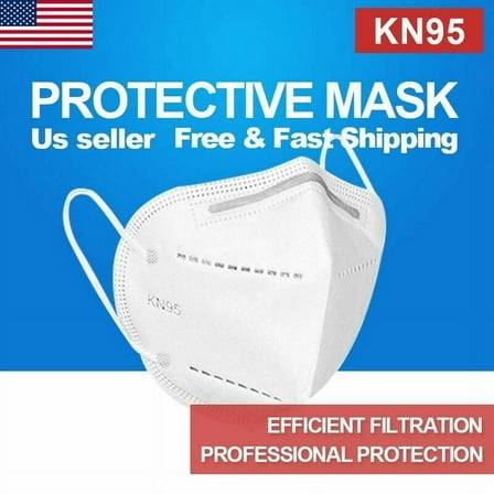 10/50/100 Pcs White KN 95 Protective 5 Layer Face Mask Disposable Masks (50 Peice)