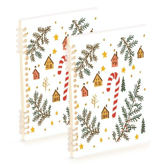 Wirebound Notebook Hardcover Spiral Notebooks Tree Branches, 60 Pages, 80 GSM, 5.7 x 8.3in