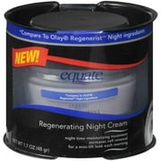 Equate Night Time Moisturizing Treatment Regenerating Night Cream 1.7 Oz