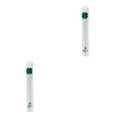 thumbnail image 4 of Greeniant Hoja bordada Golf Alignment Stick Cover Case Holder Cuero de PU Blanco 2piezas, 4 of 4