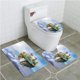thumbnail image 1 of Juego de alfombras de baño ABPHQTO Fantasy Island 3 piezas Contorno y tapa de inodoro, 1 of 2