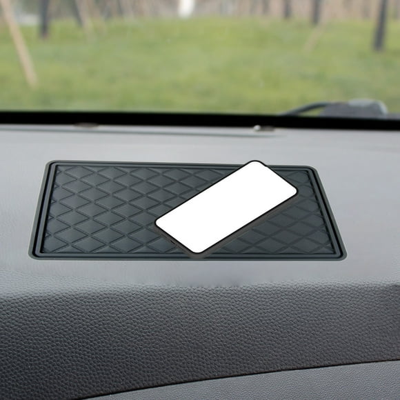Car Lingge Protective Pad, Mobile Navigation Instrument Panel Storage Pad, Anti-Slip Silicone Surface, Foldable Portable Design, Metal Frame Construction, for Office Desk Use,topliu