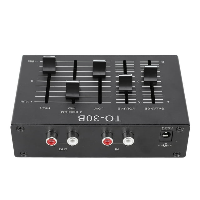 Ecualizador EQ, Control De Volumen Ecualizador Estéreo HIFI Equilibrado Versátil Para Instrumentos Musicales Electrónicos