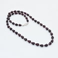 thumbnail image 6 of A.B. Gems Natural Garnet Teardrop Beads Necklace | Smooth Red Garnet Gemstone Jewelry | Handmade Elegant Beaded Necklace for Women | 925 Sterling Silver, 6 of 8